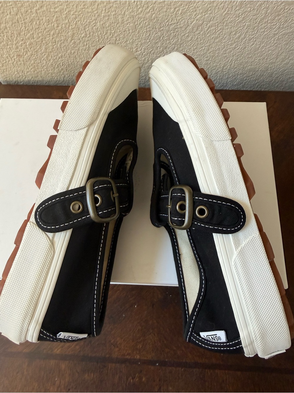 Vans Style 93 Mary Jane Buckle Black Canvas Women's Sneakers - Picture 8 of 12